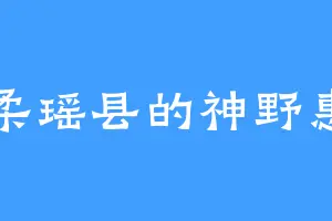 柔瑶县的神野惠