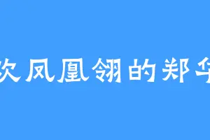 喜欢凤凰翎的郑华中