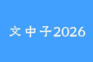 文中子2026
