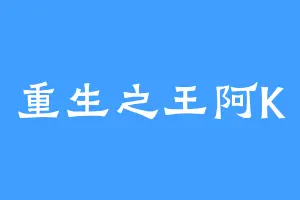 重生之王阿K