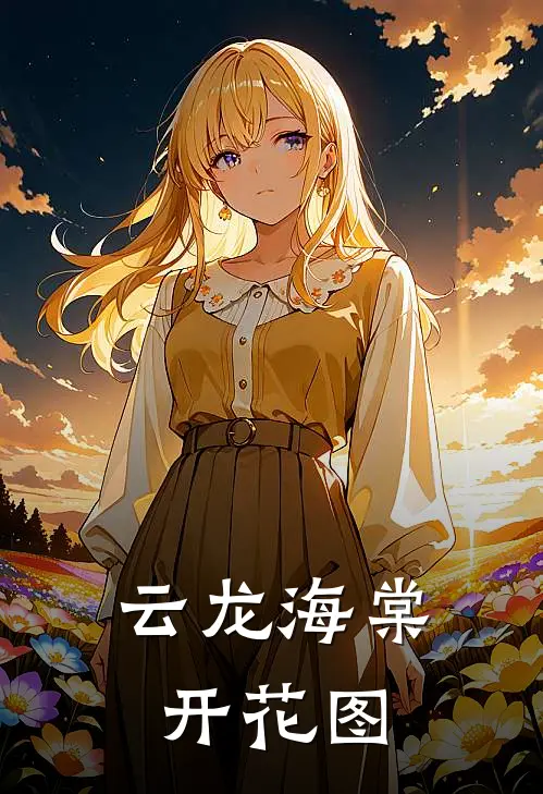 云龙海棠开花图