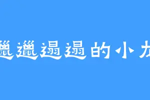 邋邋遢遢的小龙