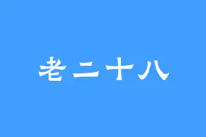 老二十八
