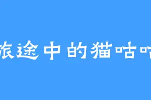 旅途中的猫咕咕