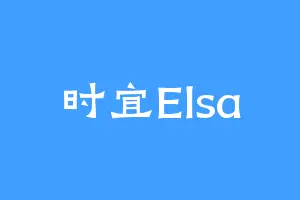 时宜Elsa