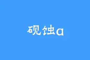 砚蚀a
