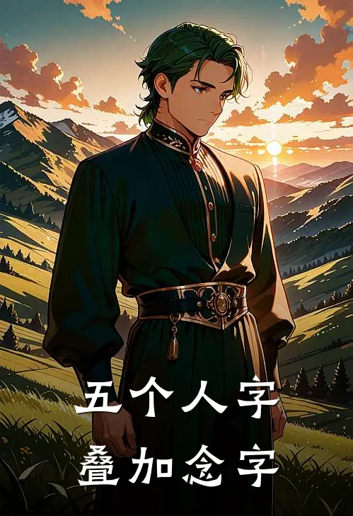 五个人字叠加念字