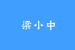 梁小中